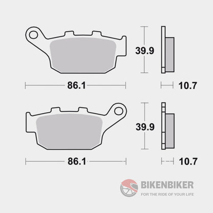 Rear Brake Pads Sintered - 07Ho27Sp Brembo