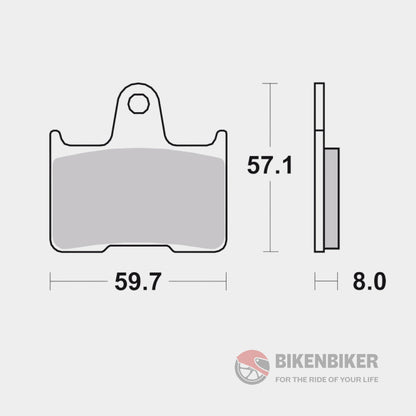 Rear Brake Pads Sintered - 07Ka21Sp Brembo