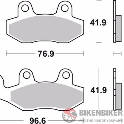 Rear Brake Pads Sintered - 07Su12Sp Brembo