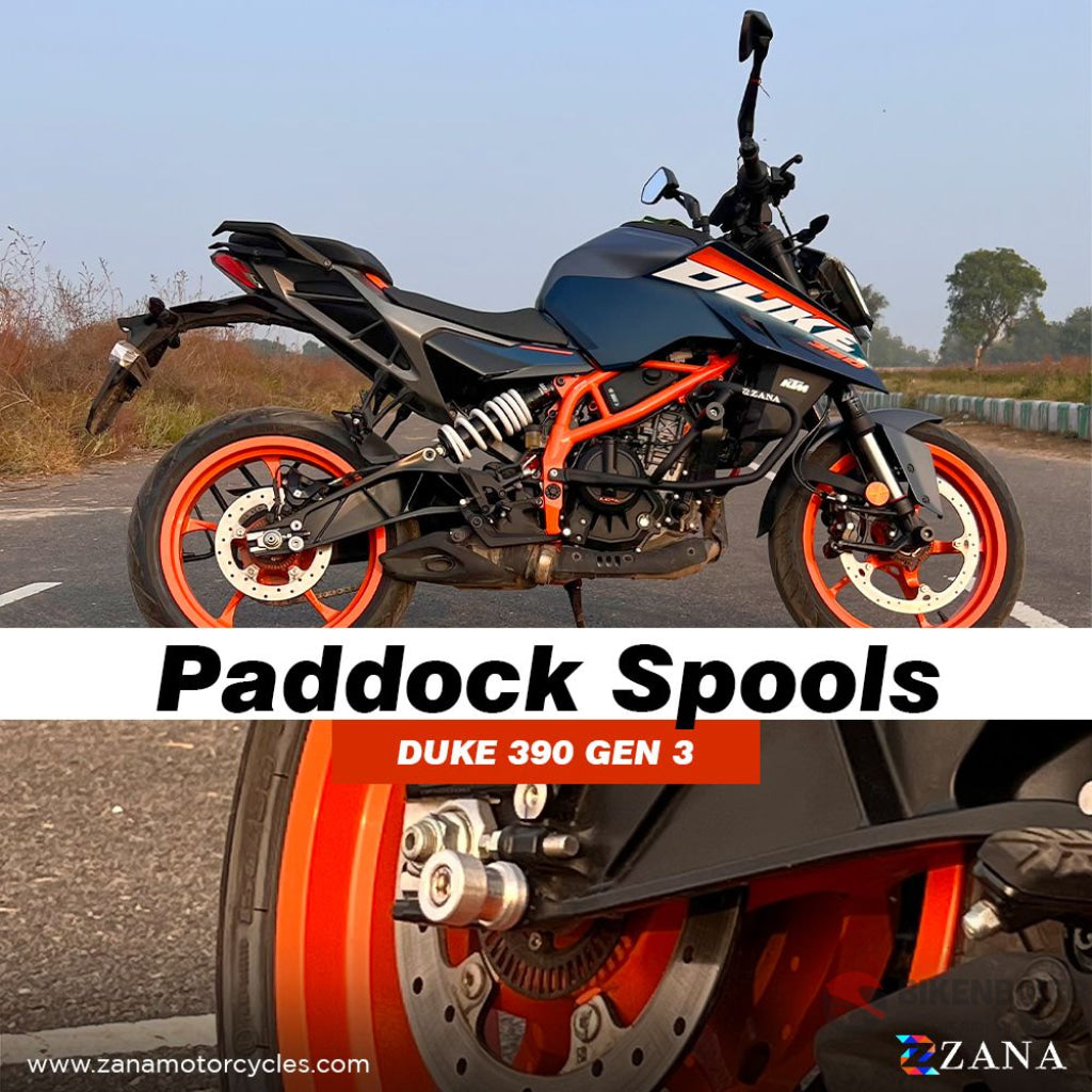 Rear Paddock Spools For Ktm Duke 390/250/200/390 Gen 3