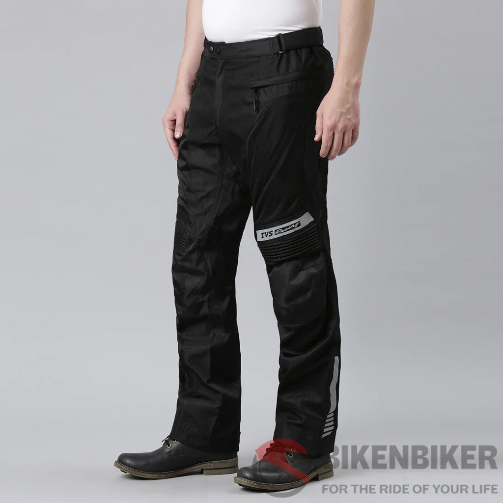 Riding Pant Black - Tvs Racing