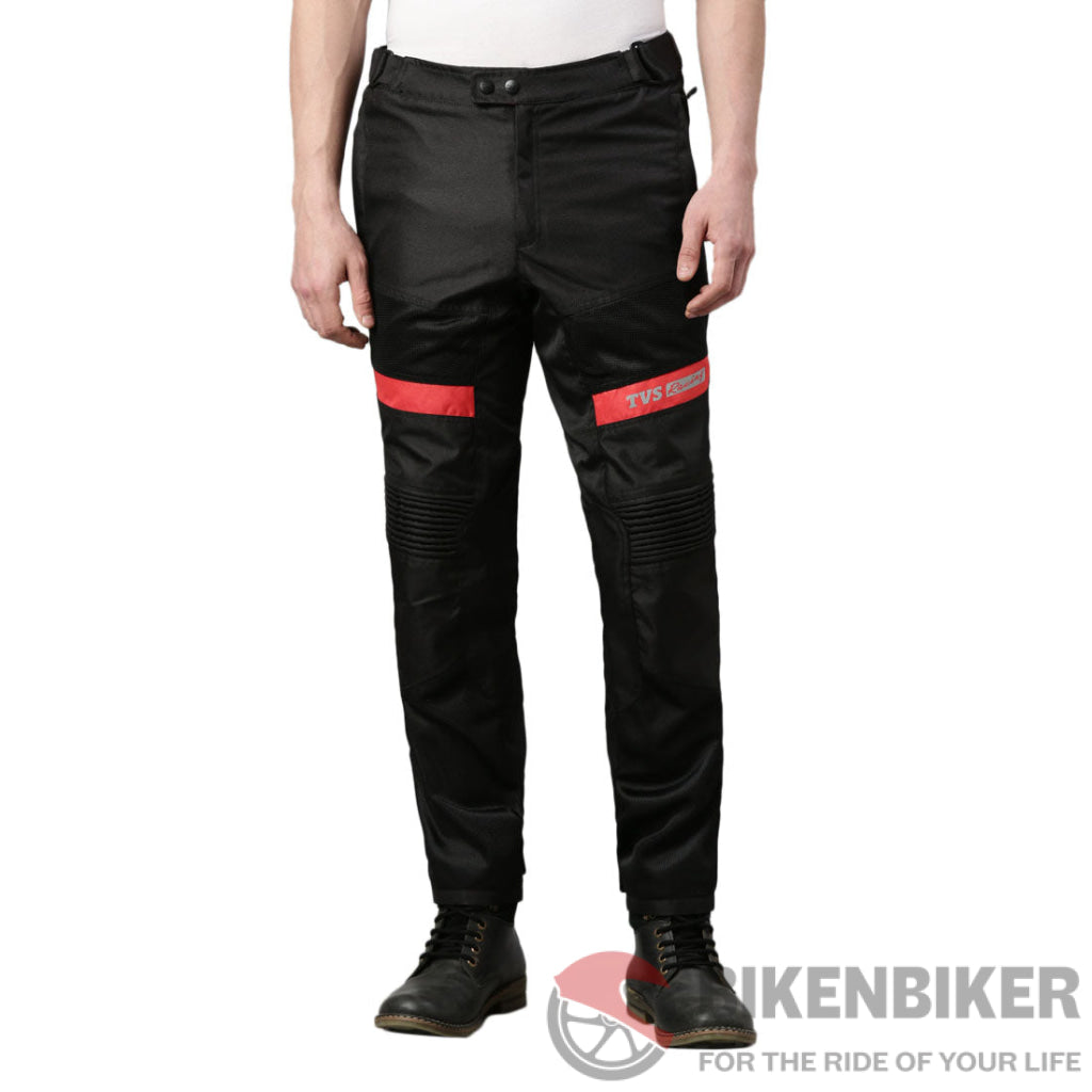 Riding Pant Black - Tvs Racing