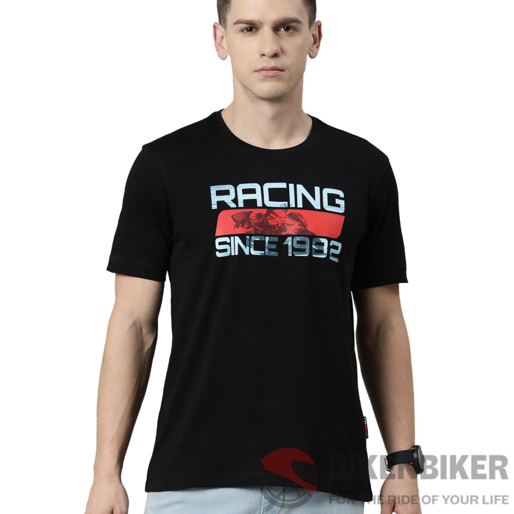 Tvs Racing Round Neck Tee 1982 Type 1/2/3/4/5/6/7/8 T-Shirt