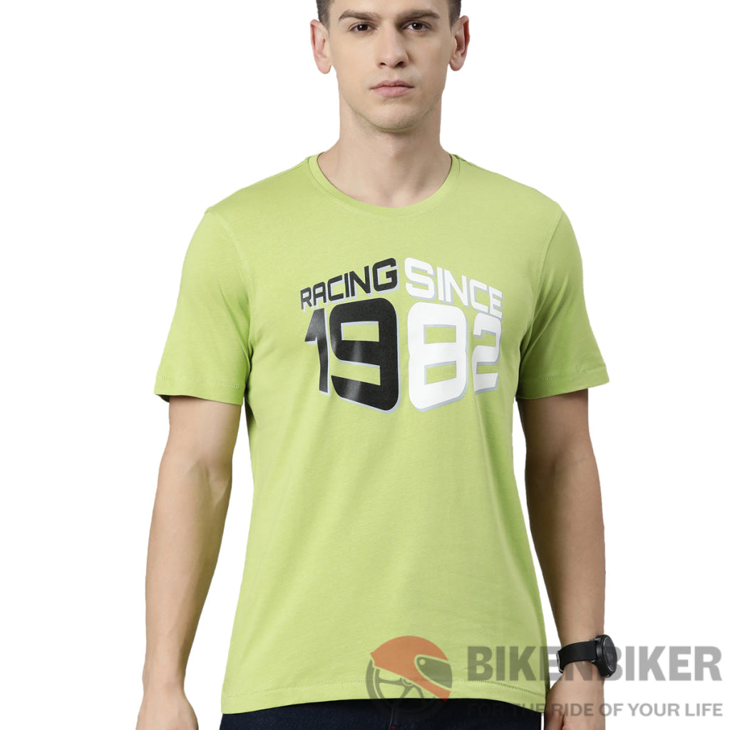 Tvs Racing Round Neck Tee 1982 Type 1/2/3/4/5/6/7/8 T-Shirt