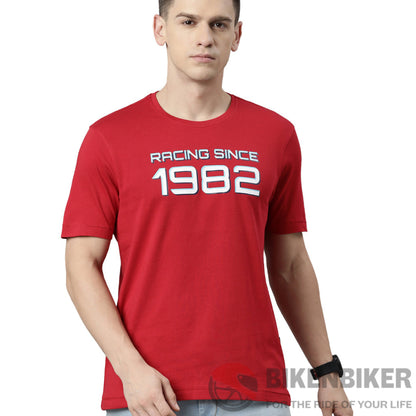 Tvs Racing Round Neck Tee 1982 Type 1/2/3/4/5/6/7/8 T-Shirt