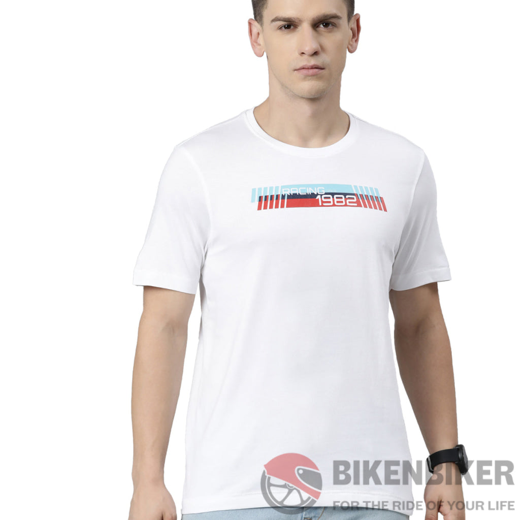 Tvs Racing Round Neck Tee 1982 Type 1/2/3/4/5/6/7/8 T-Shirt