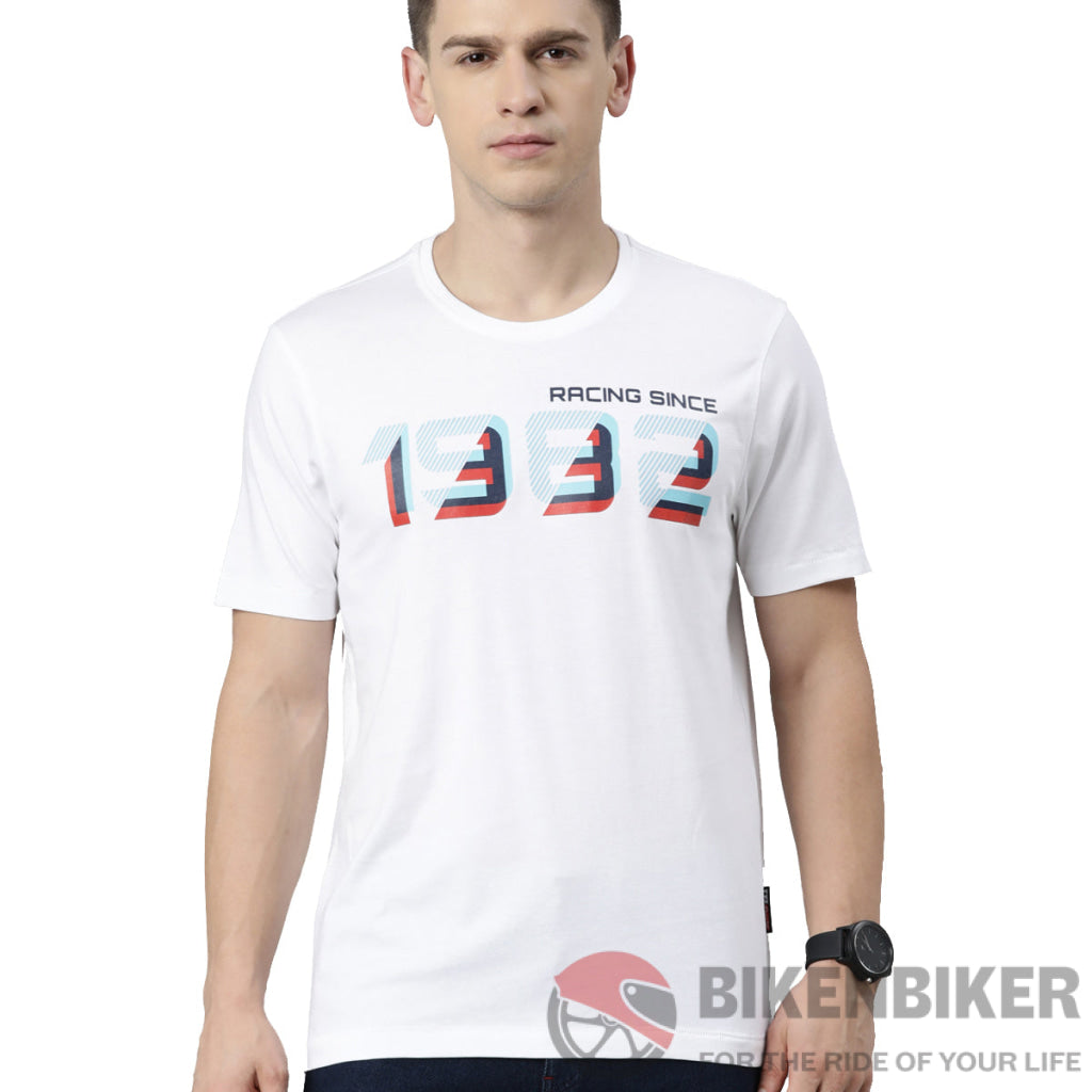 Tvs Racing Round Neck Tee 1982 Type 1/2/3/4/5/6/7/8 T-Shirt