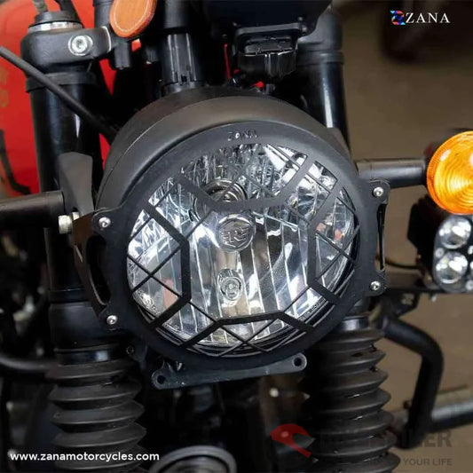 Royal Enfield Hunter 350 Headlight Guard - Zana Bash Plate