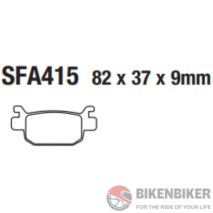 Sfa415Hh Fully Sintered Brake Pads - Ebc Brakes