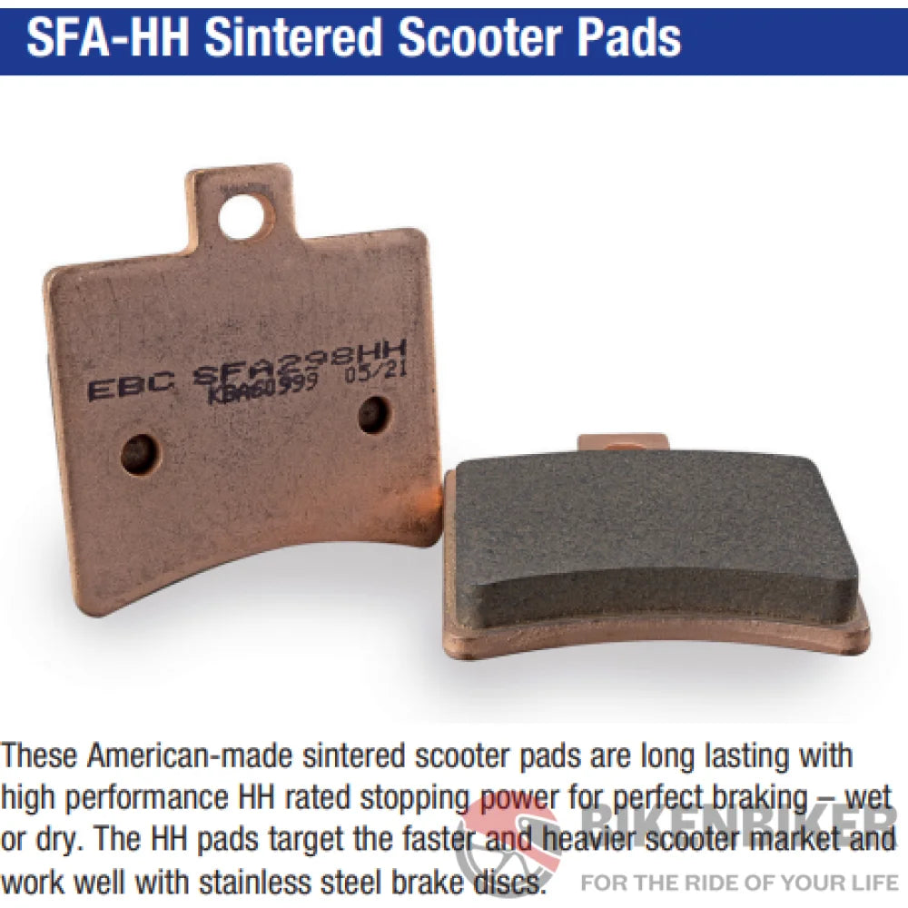 Sfa415Hh Fully Sintered Brake Pads - Ebc Brakes