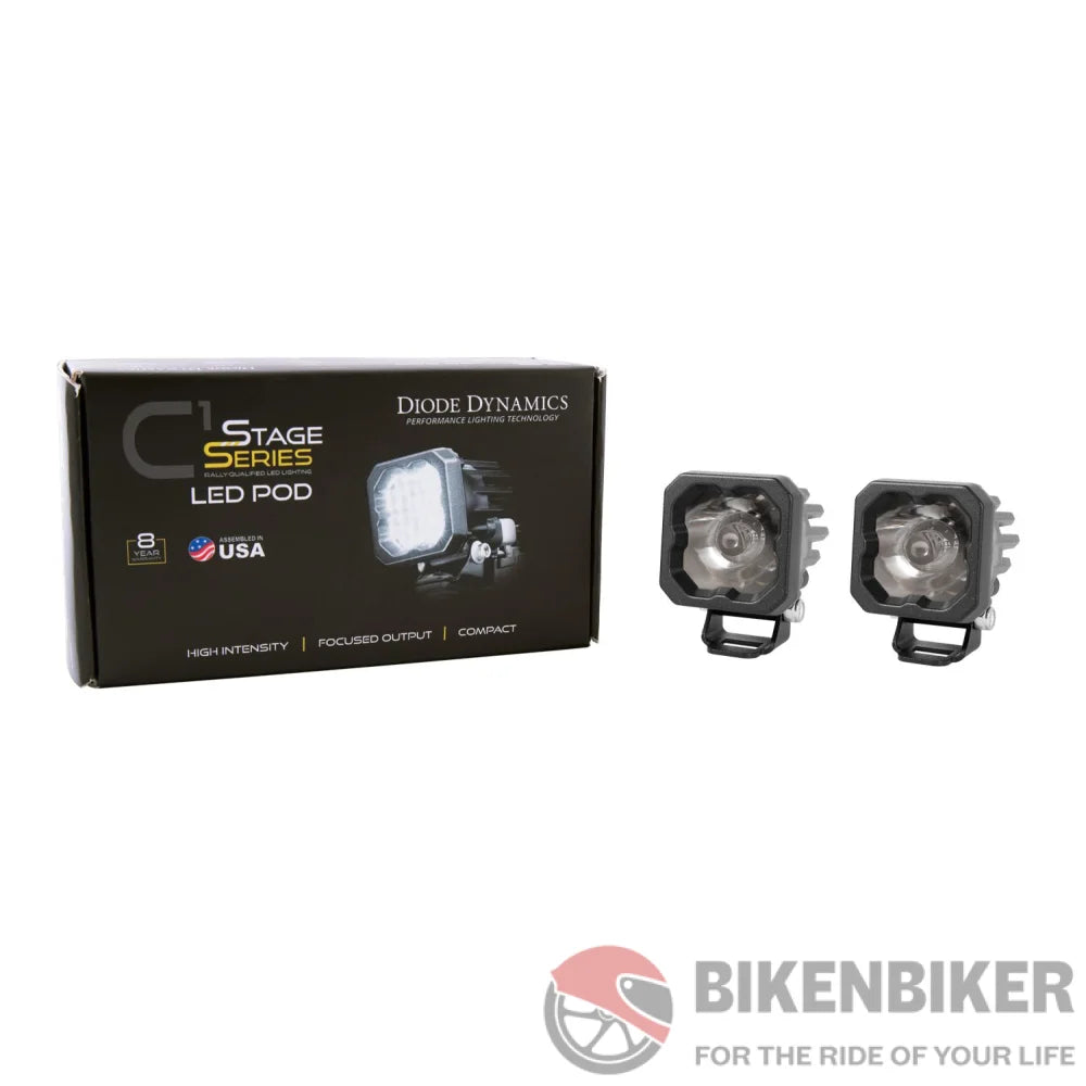 Stage Series 1 White Sport Led Pod (Pair) - Diode Dynamics Aux Lights