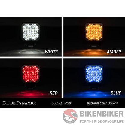Stage Series 1 White Sport Led Pod (Pair) - Diode Dynamics Aux Lights