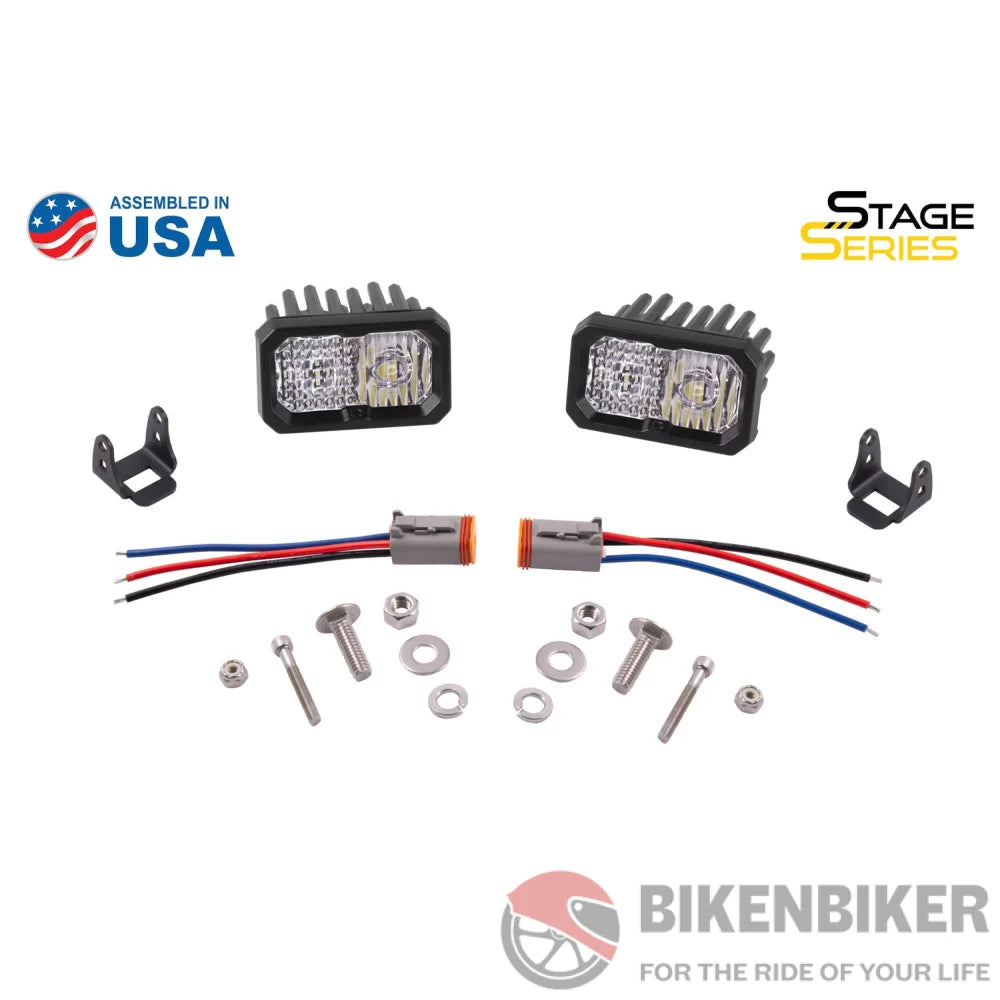 Stage Series 2 White Pro Led Pod (Pair) - Diode Dynamics Aux Lights