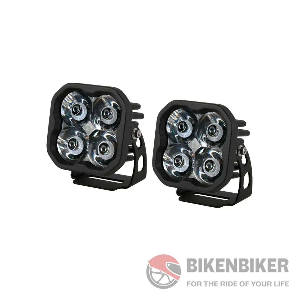 Stage Series 3 White Pro Led Pod (Pair) - Diode Dynamics Spot / None Aux Lights