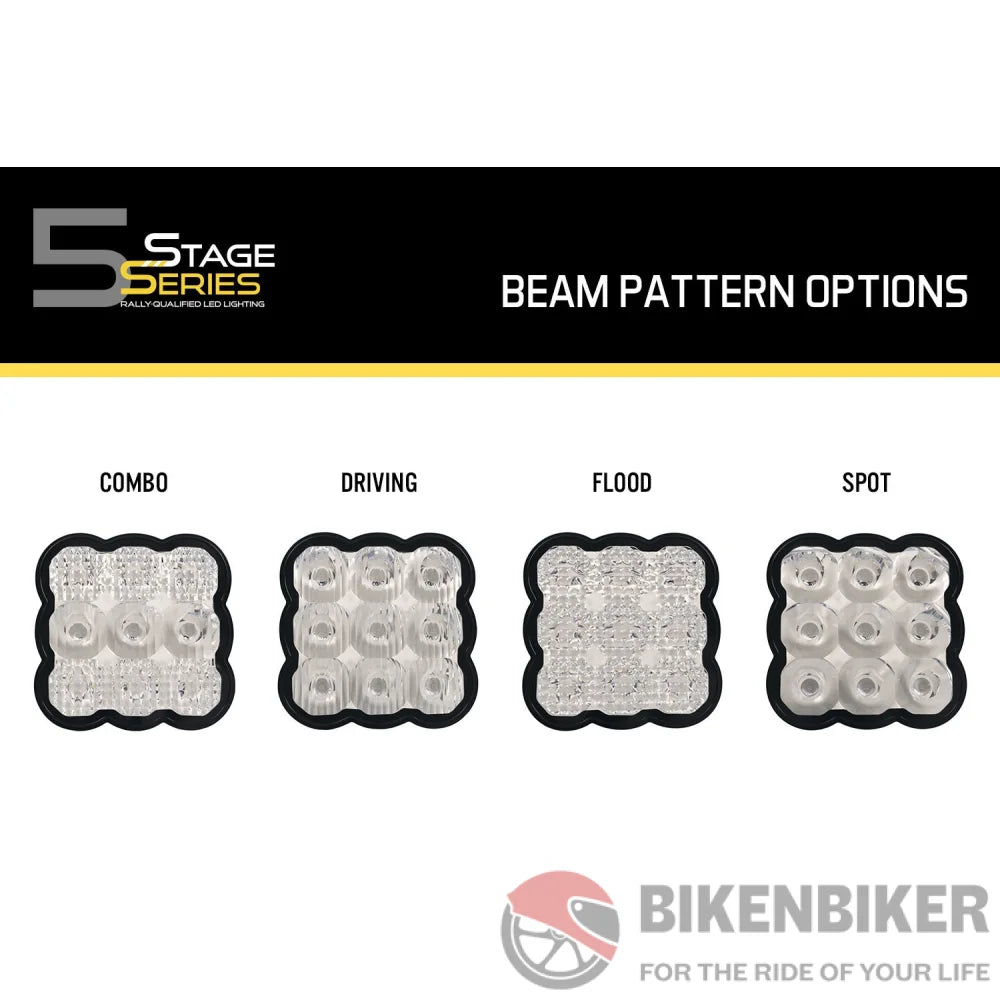 Stage Series 5 Led Pod Replacement Clear Lenses - Diode Dynamics Lens Kit