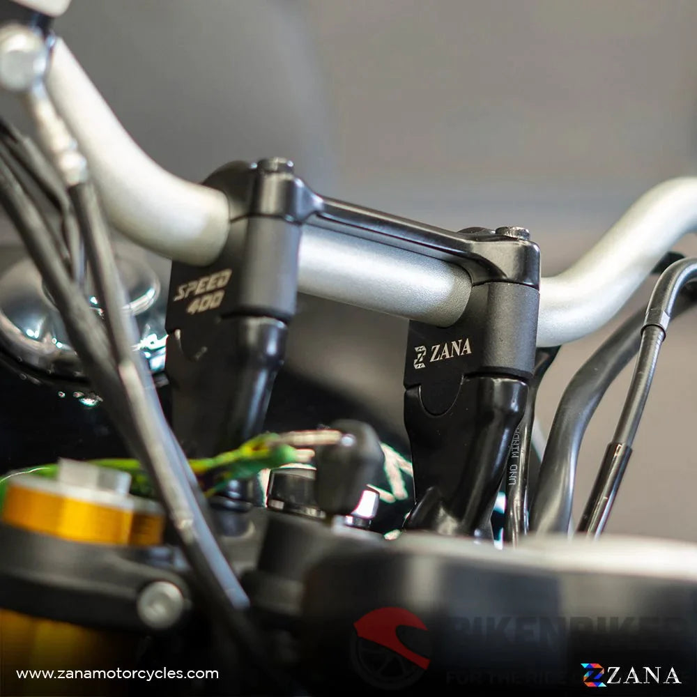 Triumph Speed 400 Vertical Handlebar Riser - Zana Risers