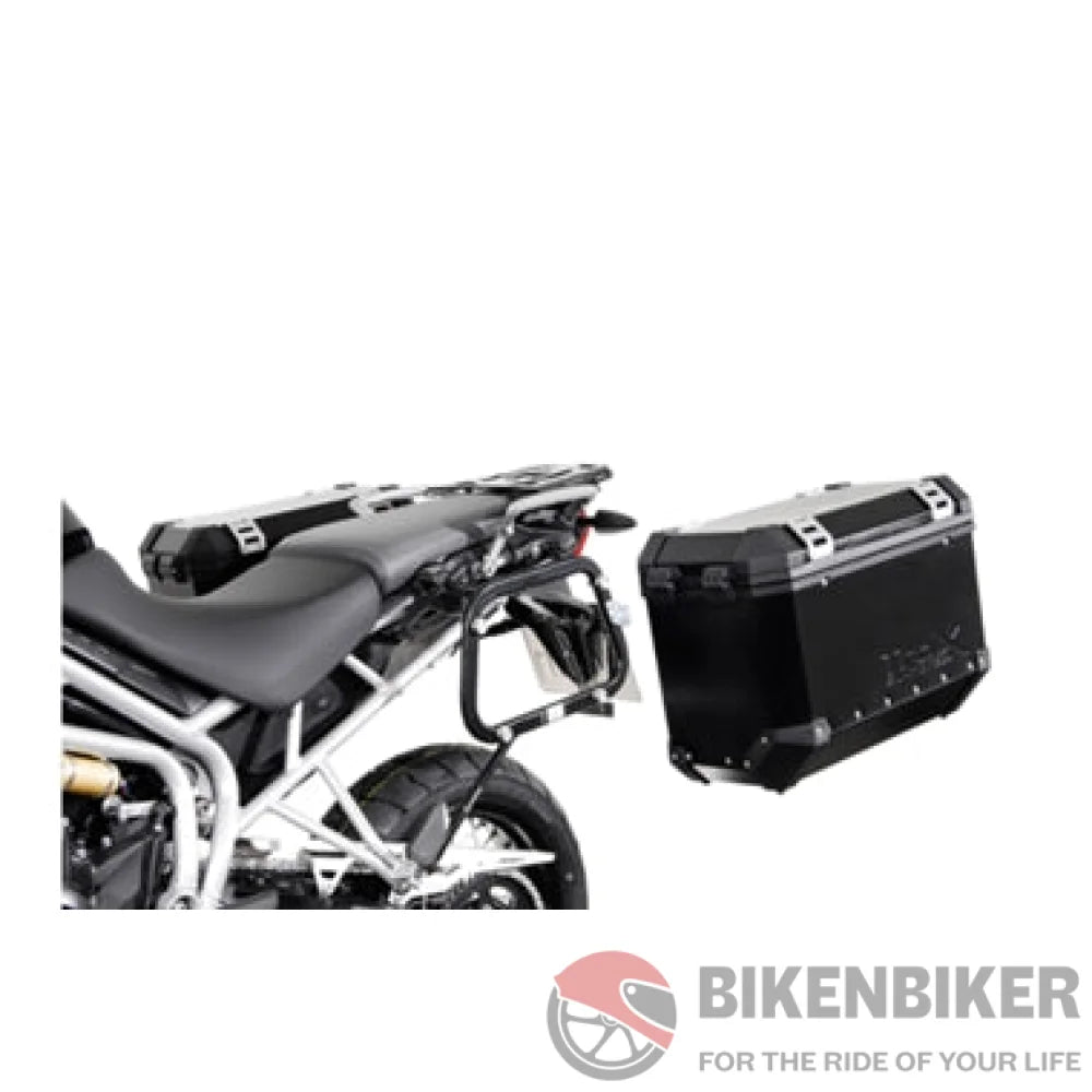 EVO carrier Black Triumph Tiger 800 models (10-17) SW-Motech - Bike 'N' Biker