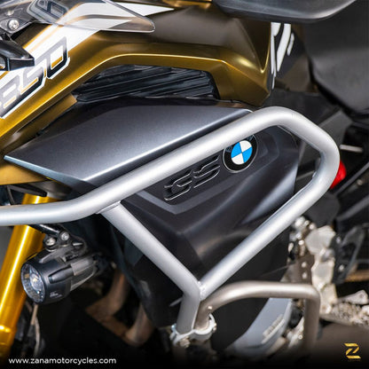 Upper Crash Bars Silver) For Bmw F850 Gsa Silver