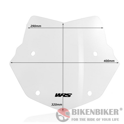 Windscreen Enduro Transparent BMW R1250GS/Adventure 2018+ - WRS