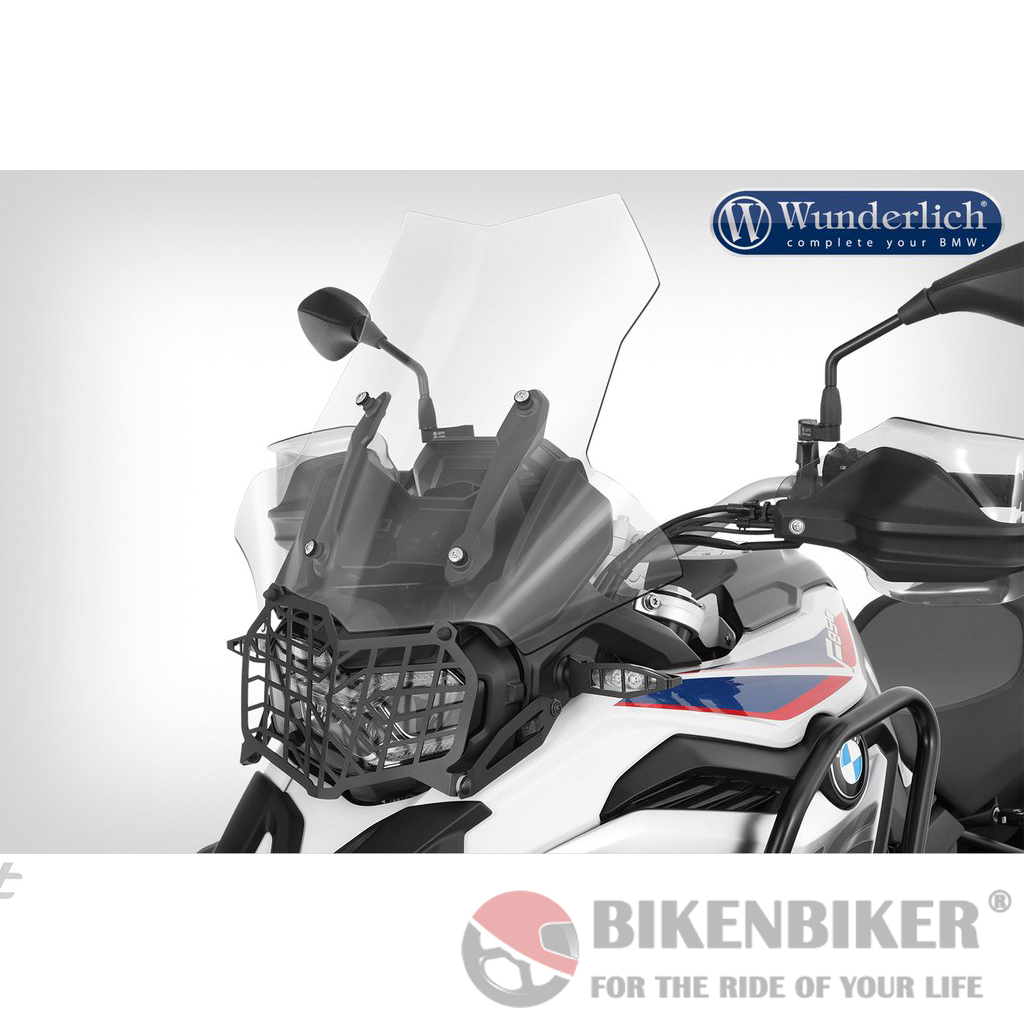 BMW F 850 GS Ergonomics - "EXTREME" Windscreen - Wunderlich