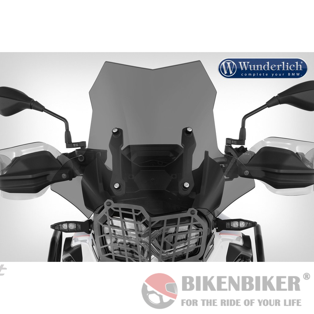 BMW F 850 GS Ergonomics - "EXTREME" Windscreen - Wunderlich