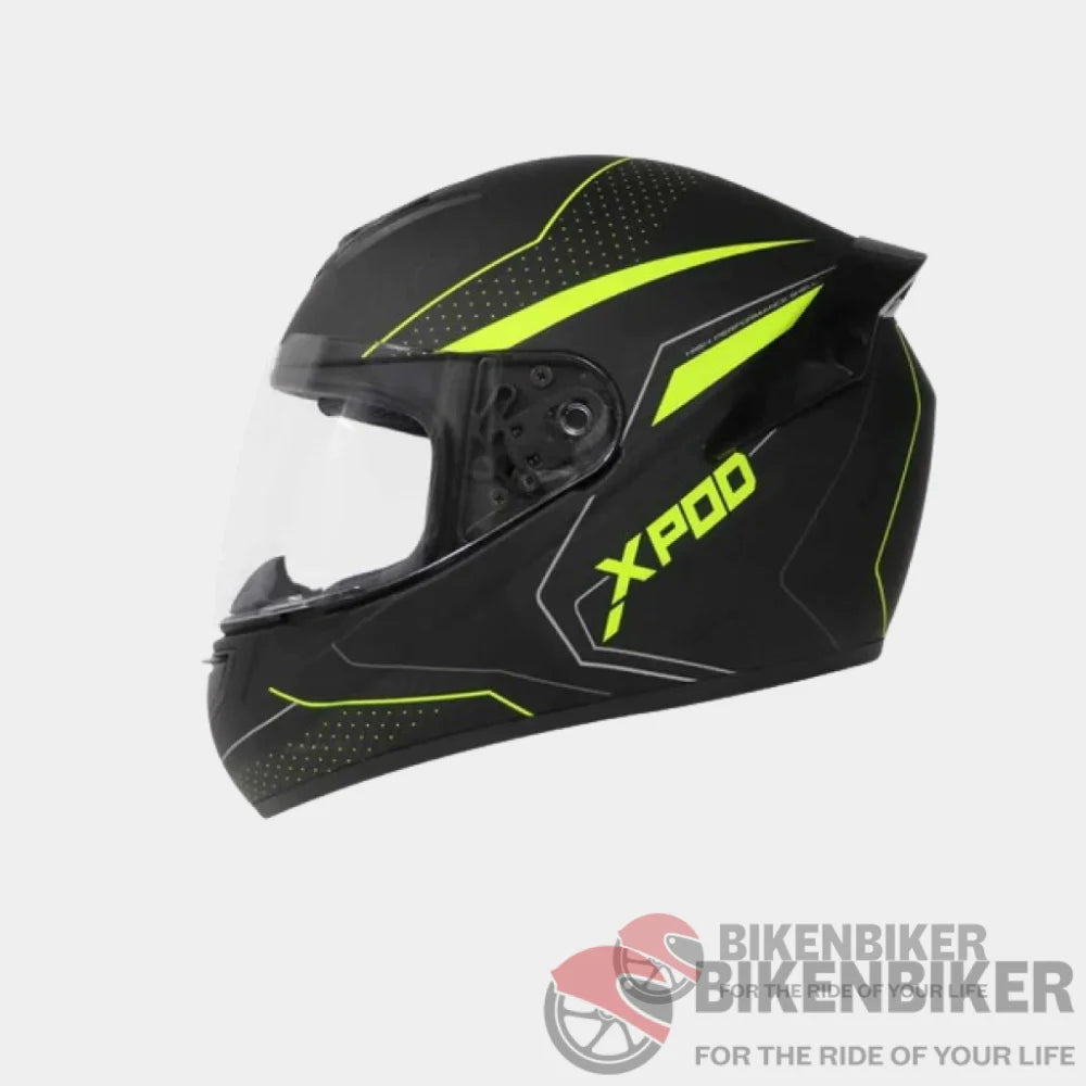 XPOD Aerodynamic Helmet for Men - TVS – Bikenbiker Chennai