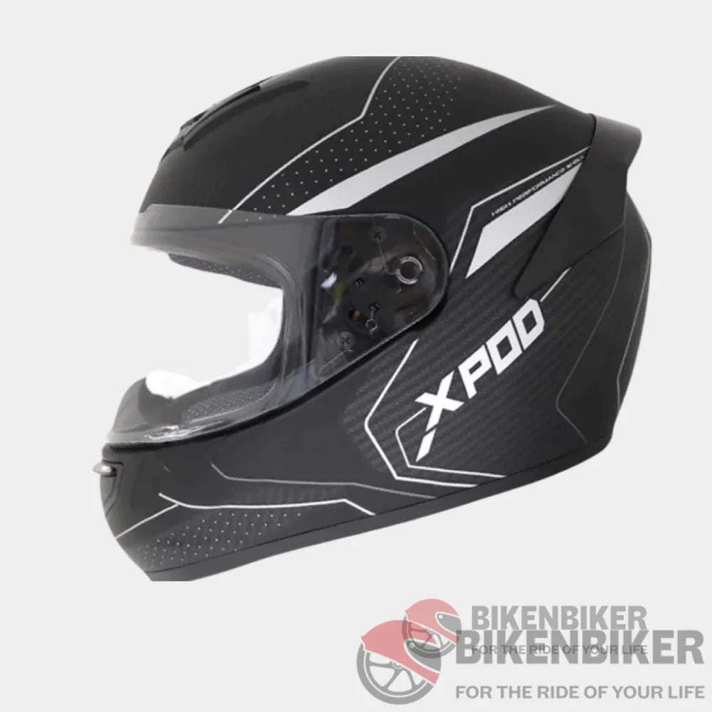 Xpod Aerodynamic Helmet For Men - Tvs