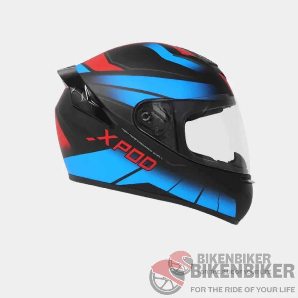 Xpod Aerodynamic Helmet For Men - Tvs