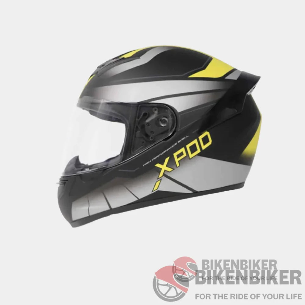 Xpod Aerodynamic Helmet For Men - Tvs