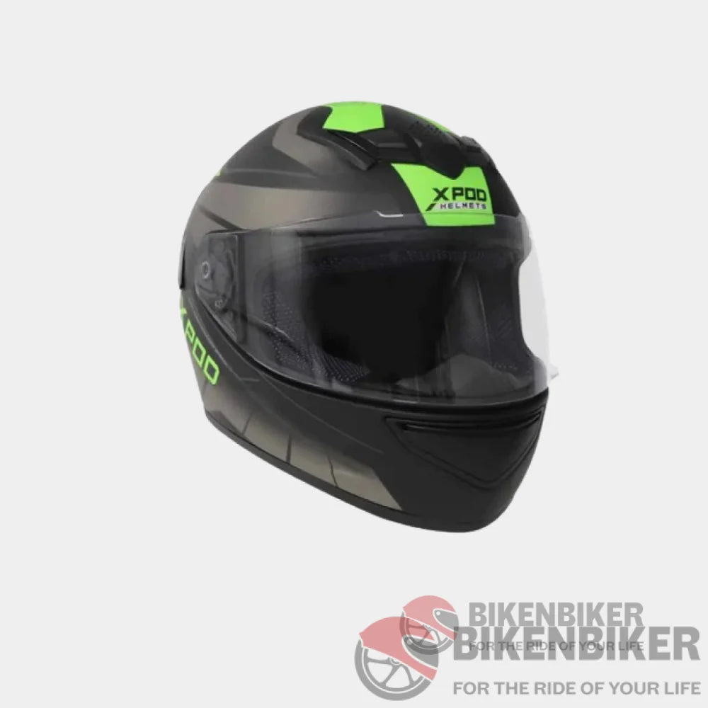 Xpod Aerodynamic Helmet For Men - Tvs