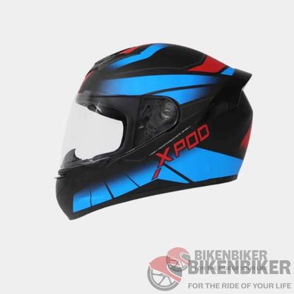 Xpod Aerodynamic Helmet For Men - Tvs