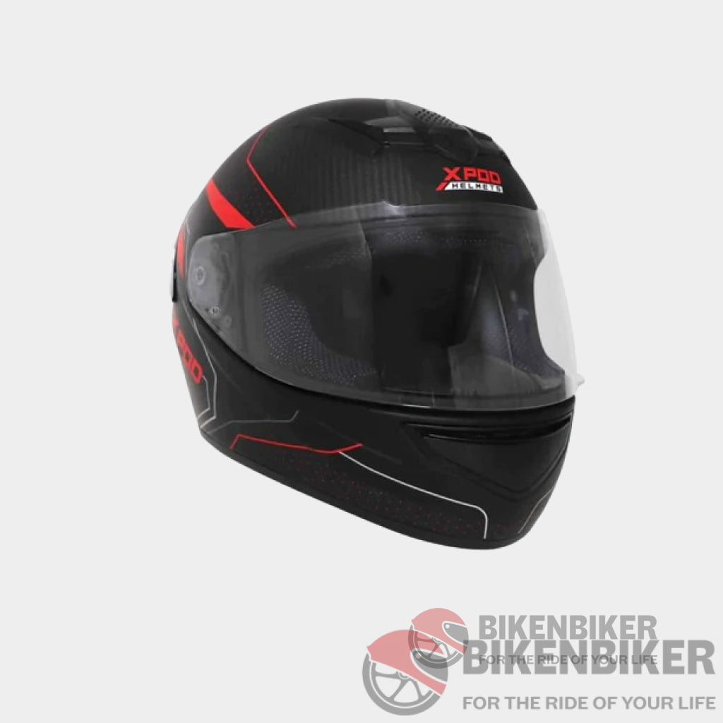 Xpod Aerodynamic Helmet For Men - Tvs