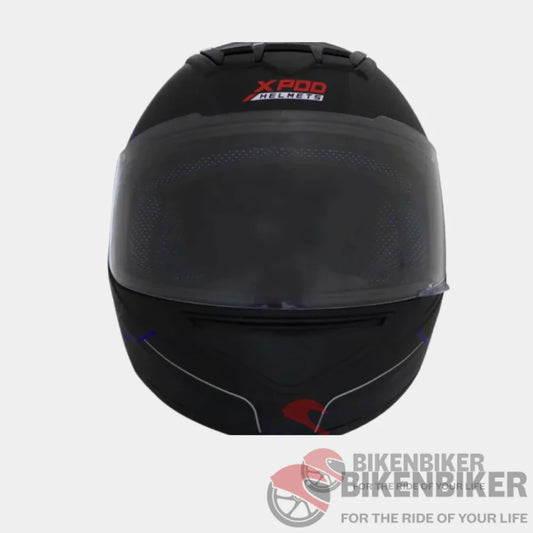 Xpod Blistering Black - Blue Tvs Helmet