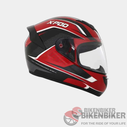 Xpod Dynamic Dual Tone - Red Tvs Helmet