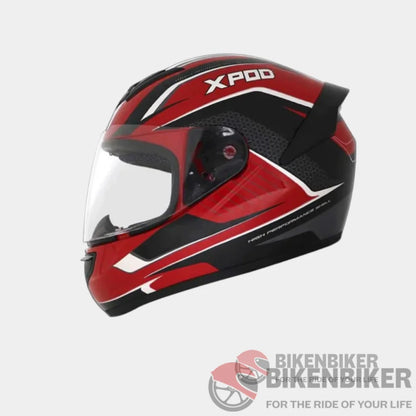 Xpod Dynamic Dual Tone - Red Tvs Helmet