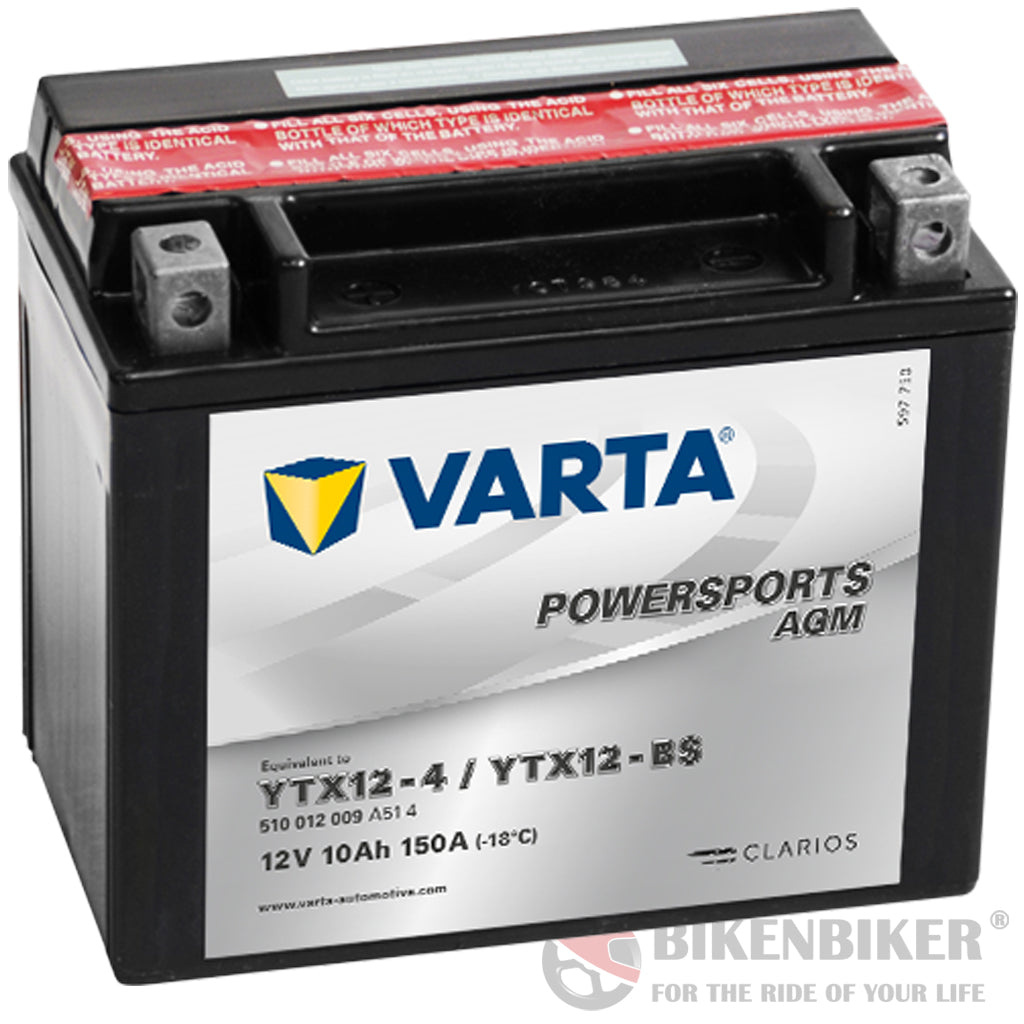 YTX12-BS Battery - Varta