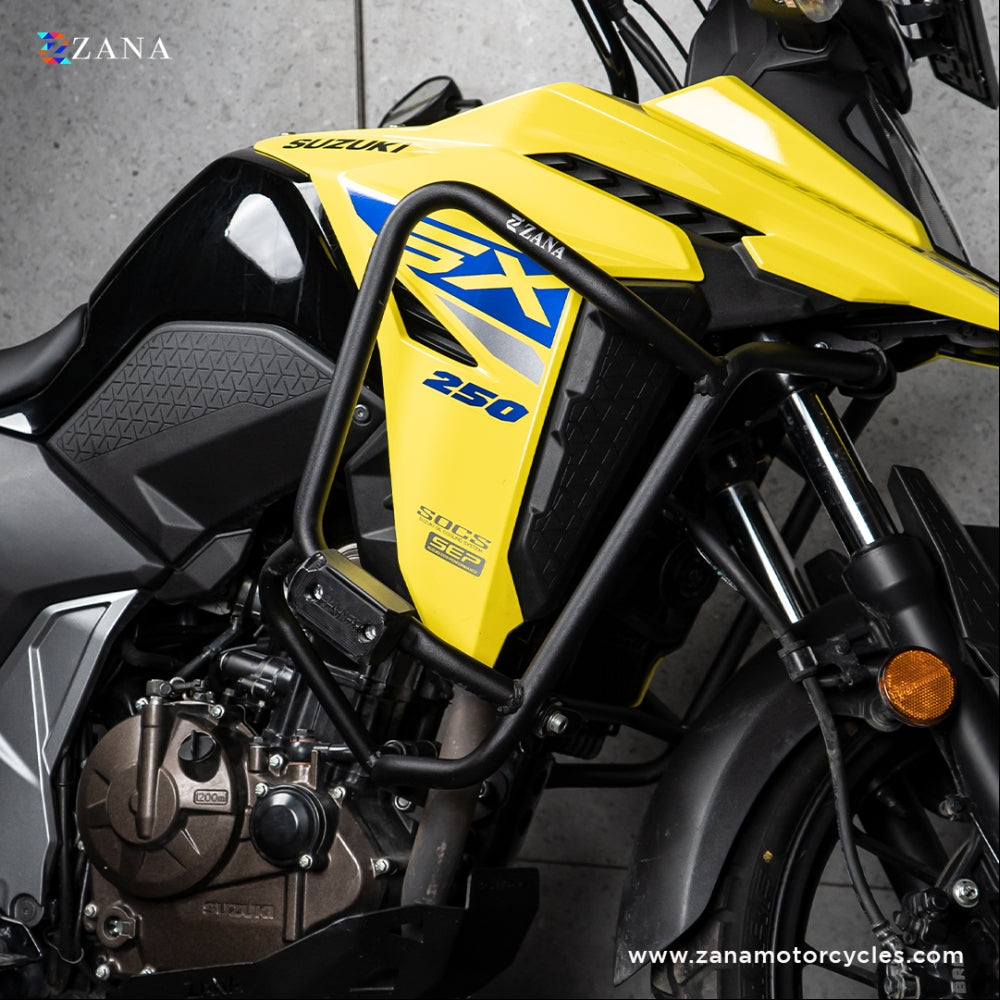 Crash Guard With Slider Puck Black for V-STROM 250