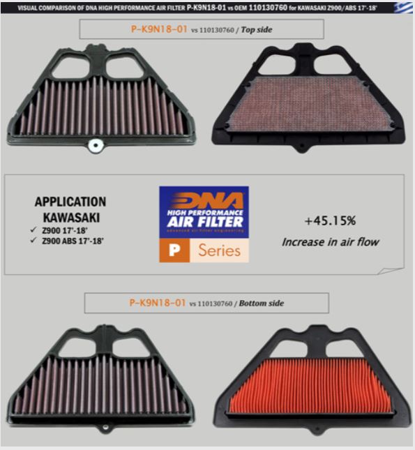 Kawasaki Z 900 Air Filter - DNA