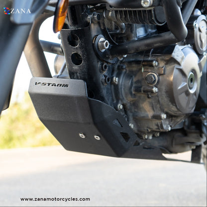 Bash Plate Black Aluminium For V-Strom 250